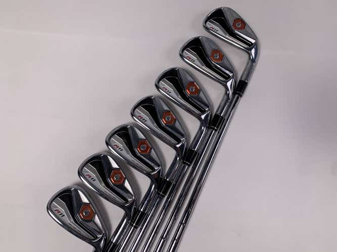 TaylorMade R11 Iron Set 4-PW KBS 90 Stiff Steel Mens RH