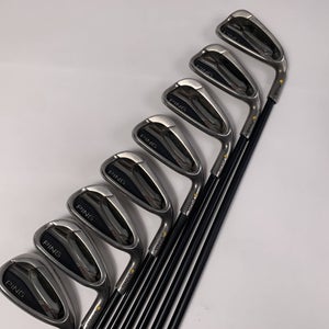 Ping G25 Iron Set 4-PW+SW Yellow Dot TFC189 Stiff Graphite Mens RH
