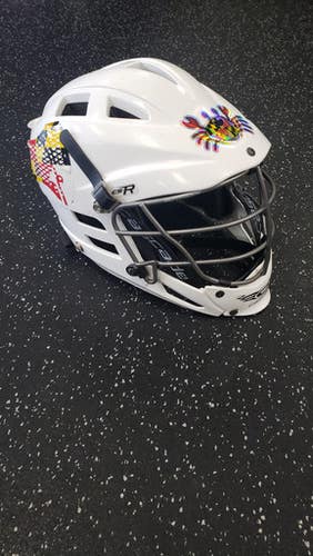 Used Cascade CSR Lacrosse Helmet White One Size 11849-S000029460