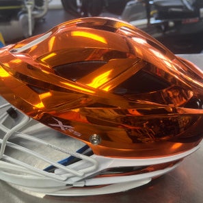 Used Cascade XRS Lacrosse Helmet Orange One Size 11497-S000150226