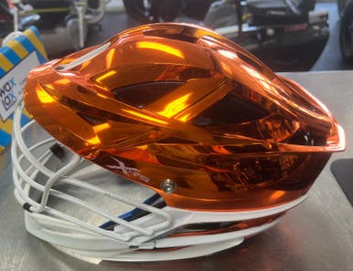 Used Cascade XRS Lacrosse Helmet Orange One Size 11497-S000150226