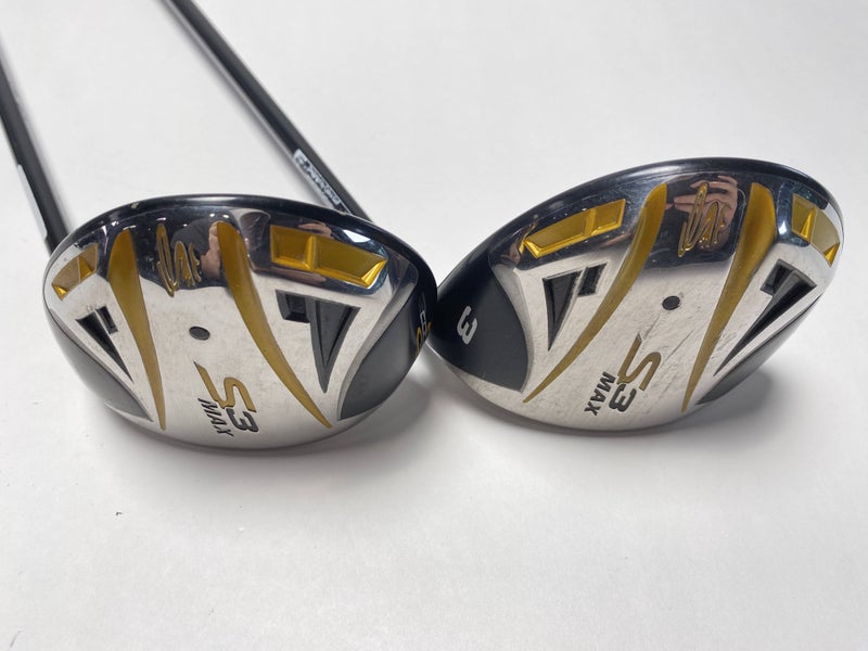 Cobra S3 Max Offset 3 & 5 Fairway Wood Set 15* 18* Blur TX 006 Regular RH