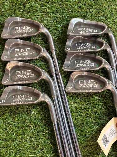Men's Ping Zing 2 Green Dot Iron Set Right Handed (Used)