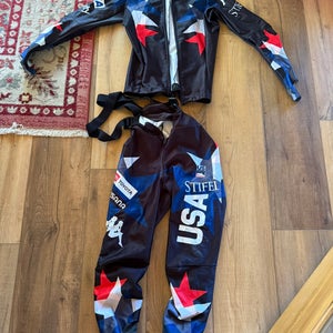 USST Men's  Large 2025 2 Piece Ski Suit FIS Legal