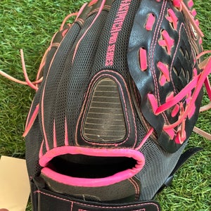Black Franklin Fastpitch Pro RH Softball Glove 12" (Used)