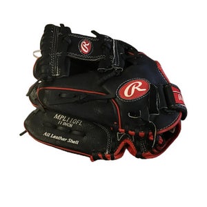 Used Rawlings MPL110FL BB/SB Glove LH Throw Black 11" 11730-S000065827
