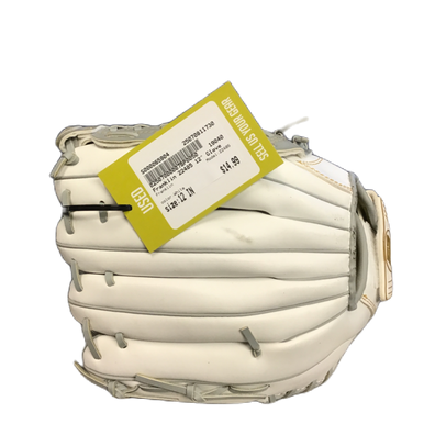 Used Franklin 22485 BB/SB Glove RH Throw White 12" 11730-S000065904