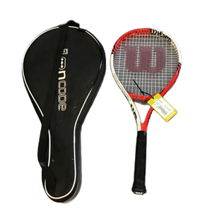 Used Wilson ROGER FEDERER 110 Adult Tennis Racquet Red 4 1/2" 11730-S000065909