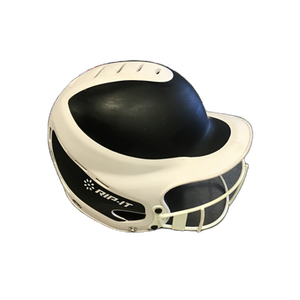 Used RIP-IT Batting Helmet w/Mask White M/L 11730-S000065917