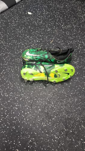 Used Nike PHANTOM Soccer Cleats Green Junior 03 11849-S000028878