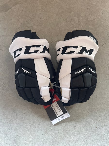 14” CCM Pro Custom HGTK Pittsburgh Penguins Pro Gloves Pro Stock (New) NHL