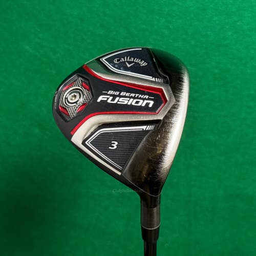 Callaway Big Bertha Fusion 2017 Fairway 3 Wood HZRDUS Smoke RDX 6.0 75g Stiff