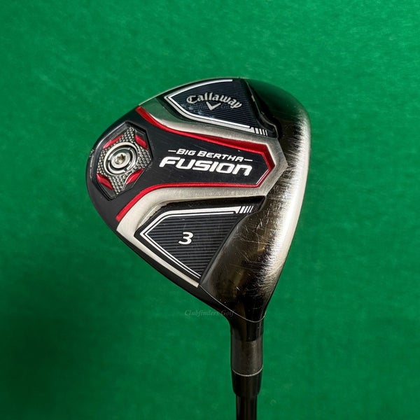 Callaway Big Bertha Fusion 2017 Fairway 3 Wood HZRDUS Smoke RDX 6.0 75g Stiff