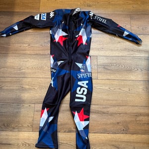USST 2025 Men's Large SPEED Ski Suit (Used) FIS Legal