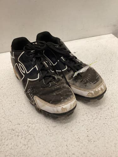 Used Under Armour ARMOUR BOUND BB/SB Cleats Black And White Junior 02.5 11443-S000195825