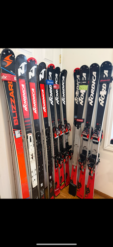 Nordica Dobermann WC SL Skis 165cm With Aluminum Plate