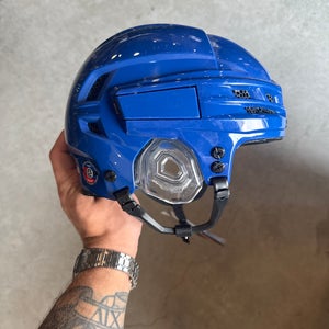 Small TJ Brodie NHL Toronto Maples Leafs CCM Super Tacks X Helmet Pro Stock (New)