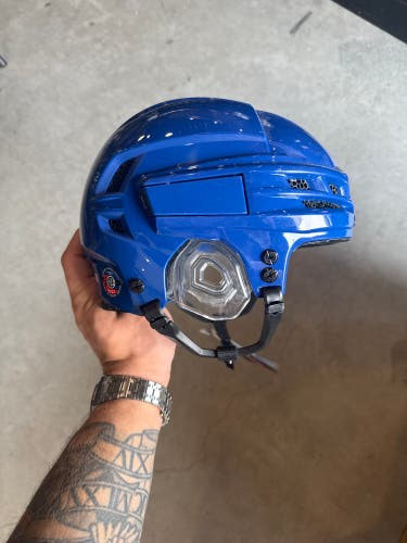 Small TJ Brodie NHL Toronto Maples Leafs CCM Super Tacks X Helmet Pro Stock (New)