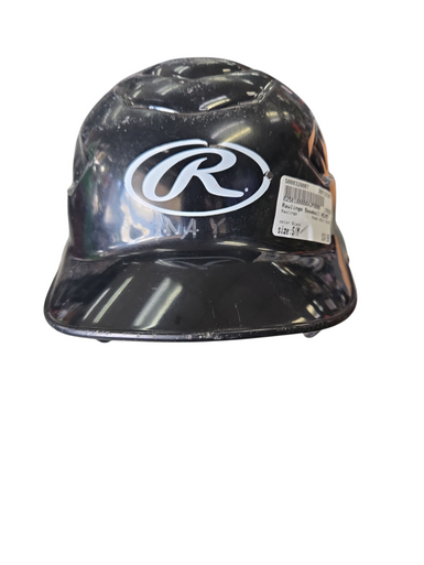 Used Rawlings ADULT HELMET Batting Helmet No Mask Black S/M 11617-S000328067