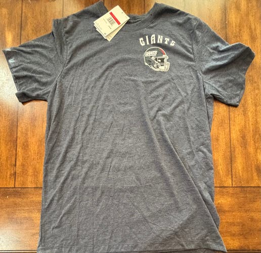 New York Giants Nike Blue Graphic T-Shirt Adult Large NWT