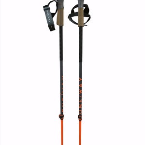 One Way Carbon Vario Mag Adjustable Ski Poles (Powder Basket/ Missing 1 of 2 Tour safety strap)