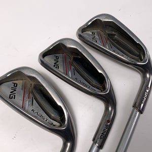 Ping Karsten 2014 Iron Set 7-9 Brown Dot KS 401 Regular Graphite Mens RH