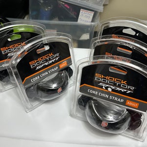 Lot of 5 new adult football chin straps