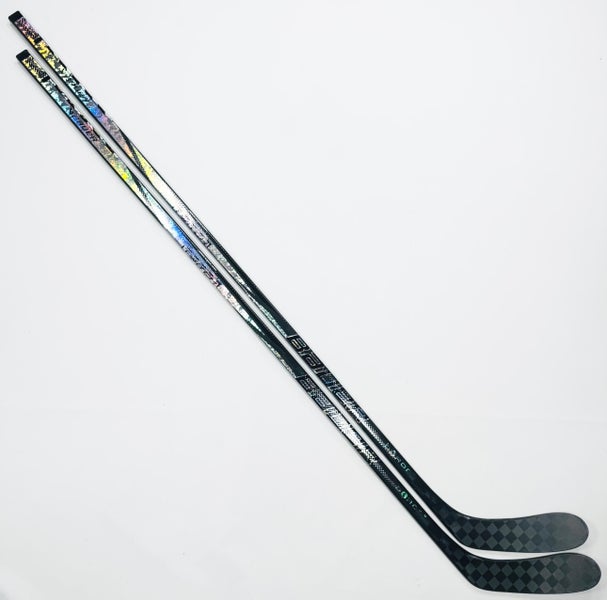 New 2 Pack Custom Silver Bauer TWITCH (Hyperlite 2 Build) Hockey Sticks-LH-82 Flex-P28-Full Tactile