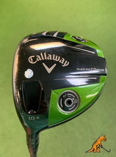 Callaway Razr Fit Xtreem 10.5 Driver Left Handed Aldila Trinity 65g Regular Flex