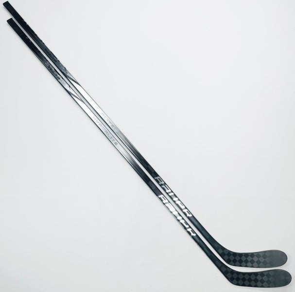 New 2 Pack Custom Silver Bauer Hyperlite 2 Hockey Sticks-LH-77 Flex- Grip W/ Full Tactile