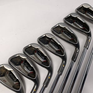 Ping G20 Iron Set 6-PW+GW+SW Yellow Dot CFS Regular Steel Mens RH