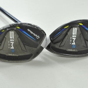 TaylorMade SIM2 Max Rescue 3 and 4 Hybrid Set Regular Flex RH Graphite # 199330
