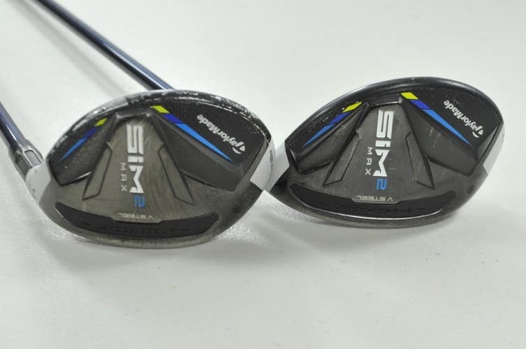 TaylorMade SIM2 Max Rescue 3 and 4 Hybrid Set Regular Flex RH Graphite # 199330