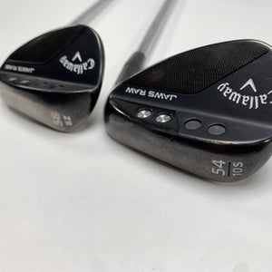 Callaway Jaws Raw Black Plasma Wedge Set 54* 10 | 58* 8 TT DG Spinner RH