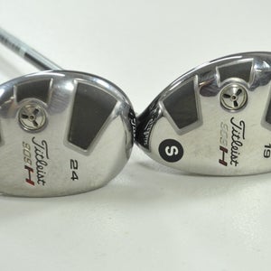 Titleist 909H 19* and 24* Hybrid Set Stiff Flex RH Diamana 80g Graphite # 199315