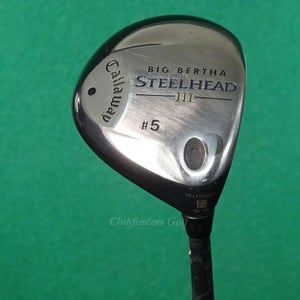 Callaway Big Bertha Steelhead III Fairway 5 Wood Factory Graphite Light