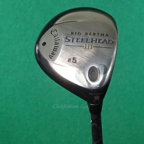 Callaway Big Bertha Steelhead III Fairway 5 Wood Factory Graphite Light