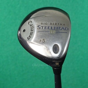 Callaway Big Bertha Steelhead III Fairway 5 Wood Factory Graphite Regular w/ HC