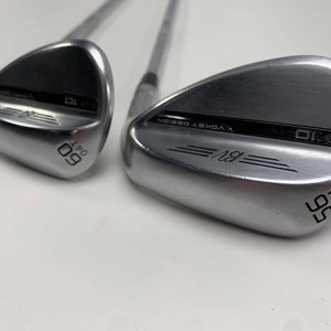Titleist Vokey SM10 Tour Chrome Wedge Set 56* 8 | 60* 4 Wedge Steel Mens RH