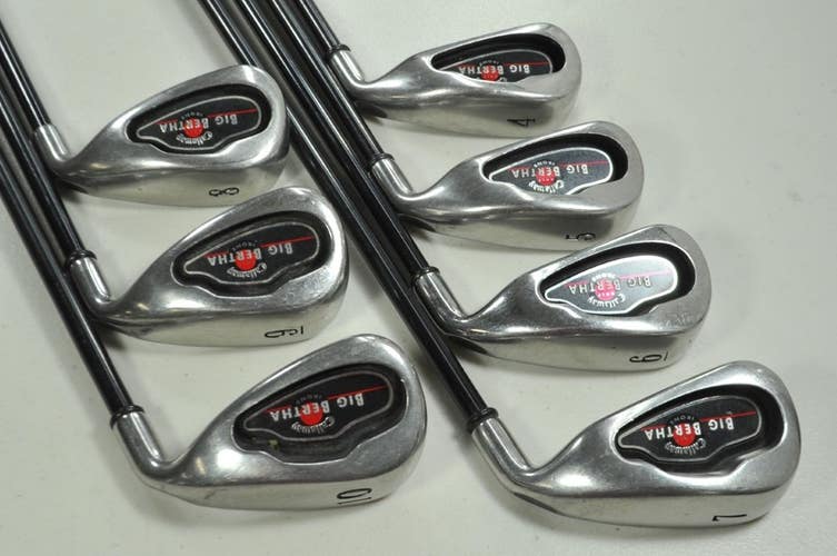Callaway Big Bertha 2004 4-10 Iron Set Regular Flex RH RCH 75g Graphite # 197807