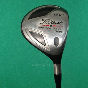 Titleist Pro Trajectory 980F Fairway 15 3 Wood Fujikura Speeder Graphite Stiff