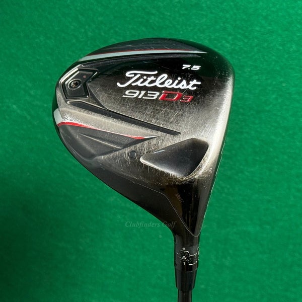Titleist 913 D3 7.5 Driver Mitsubishi Kai'li White 60S Graphite Stiff