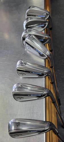 Used Callaway PARADYM AI SMOKE Mens Iron Set RH 5I-SW 11497-S000150281