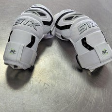 Used STX CELL V 360+ Lacrosse Arm Pads/Guards White MD 11497-S000150263
