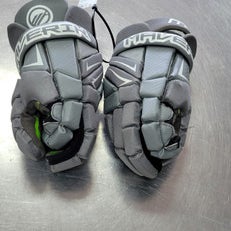 Used Maverik MX Lacrosse Gloves Mens Grey 12" 11497-S000150262