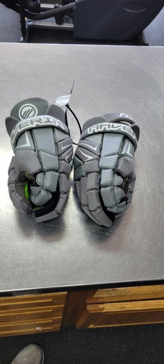 Used Maverik MX Lacrosse Gloves Mens Grey 12" 11497-S000150262