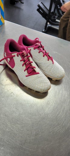 Used Under Armour 7Y BB/SB Cleats Pink Senior 7 11497-S000150255