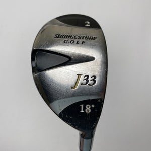 Bridgestone J33 2 Hybrid 18* Aldila NV Hybrid 85g Stiff Graphite Mens RH