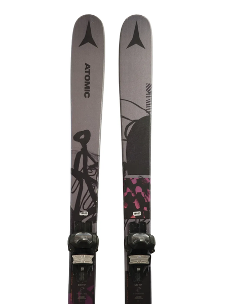 Used 2022 Atomic Punx 5 Skis (170cm) w/ Attack 11 Bindings