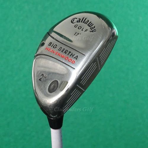 Callaway Golf Big Bertha Heavenwood 17 Hybrid 2H Iron RCH 75w Graphite Firm